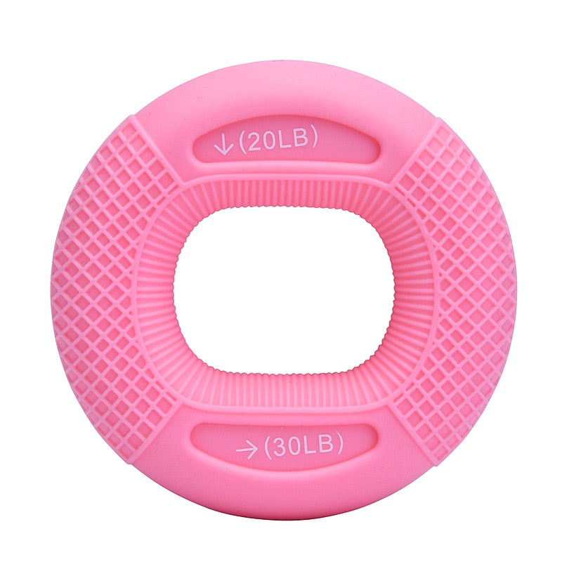 Silicone ajustável aperto de mão.